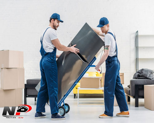 بسته بندی یخچال و حمل آن